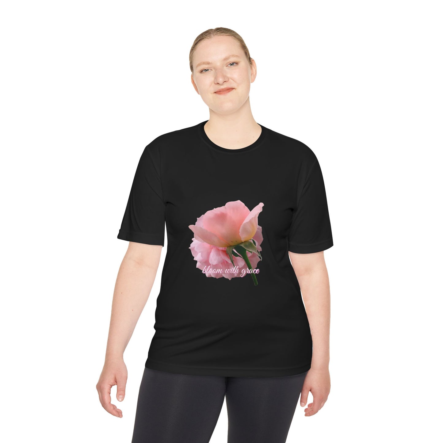 Bloom with Grace-Unisex Floral T-Shirt.