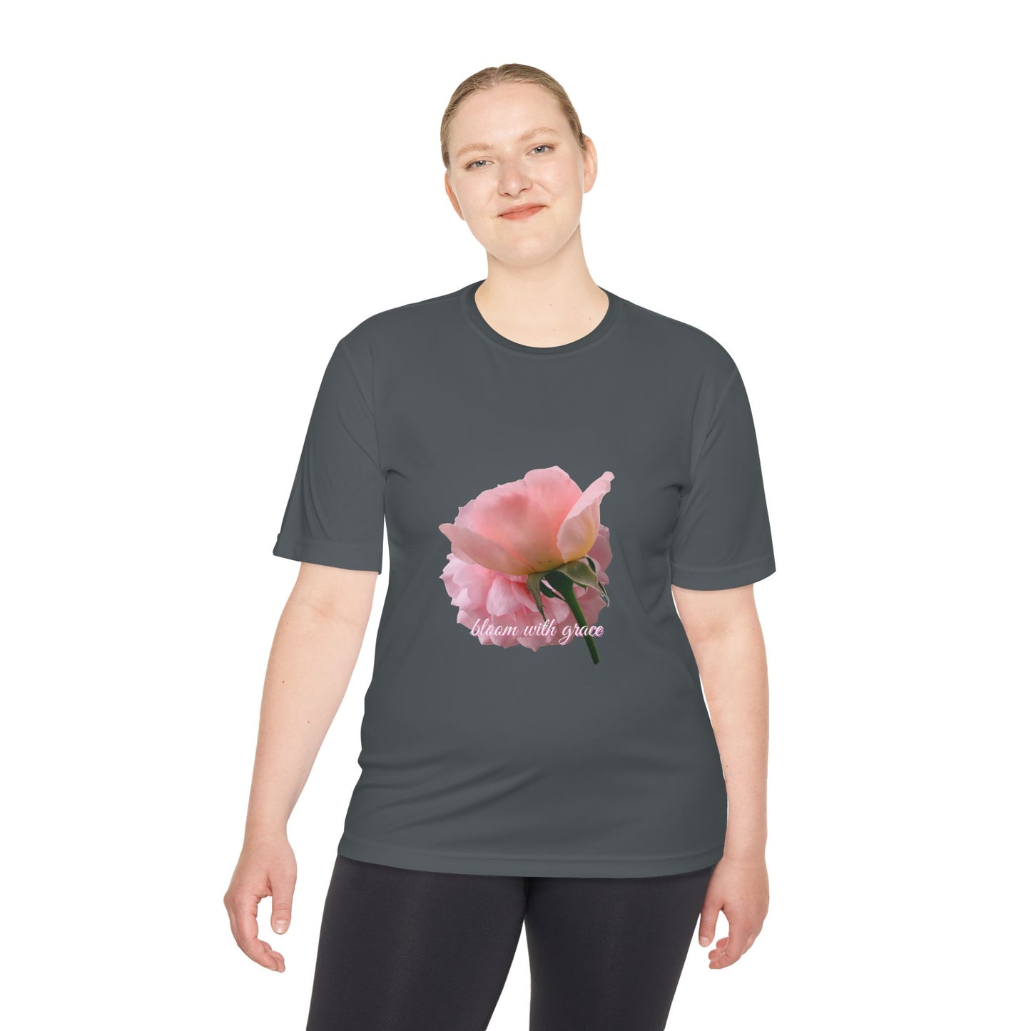 Bloom with Grace-Unisex Floral T-Shirt.