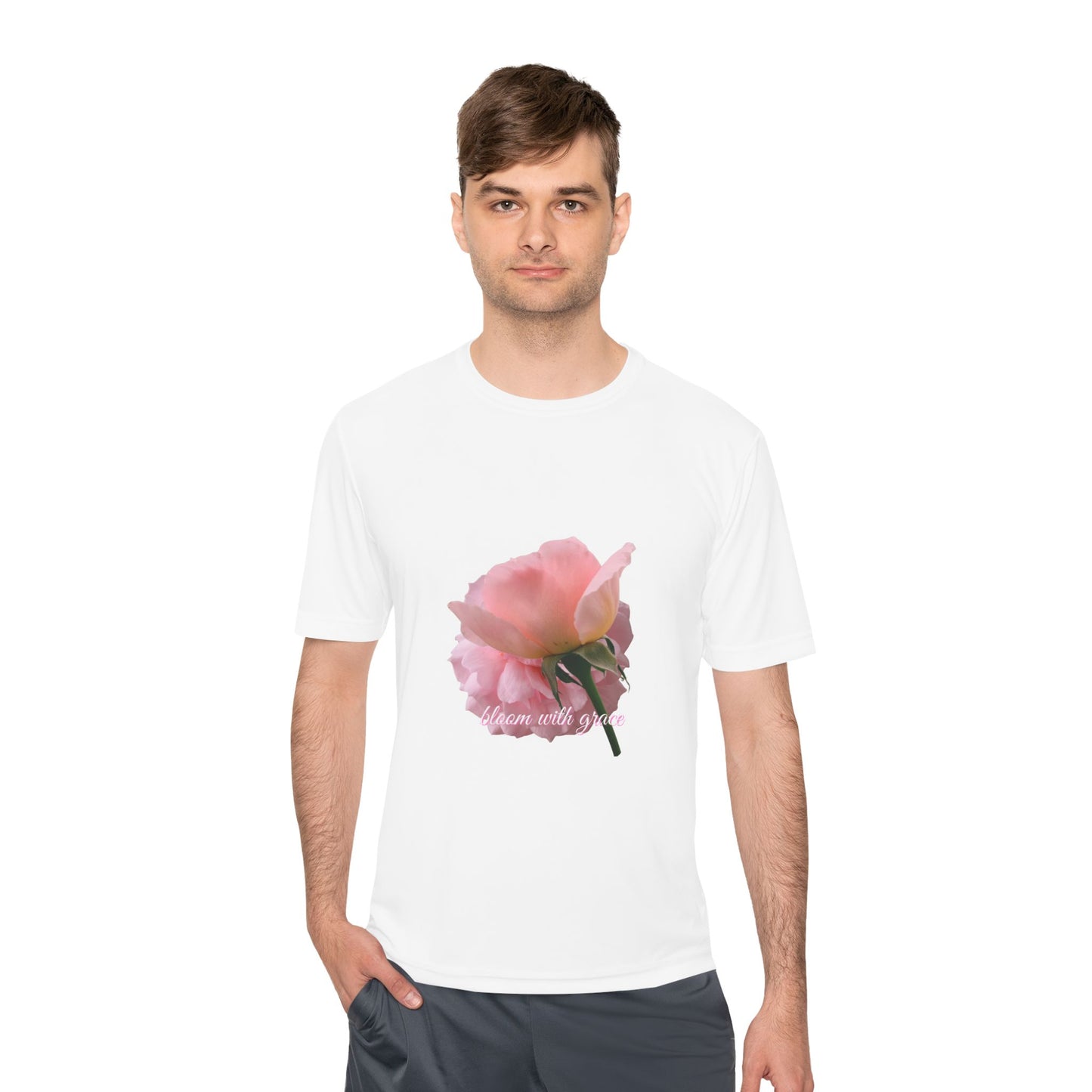 Bloom with Grace-Unisex Floral T-Shirt.