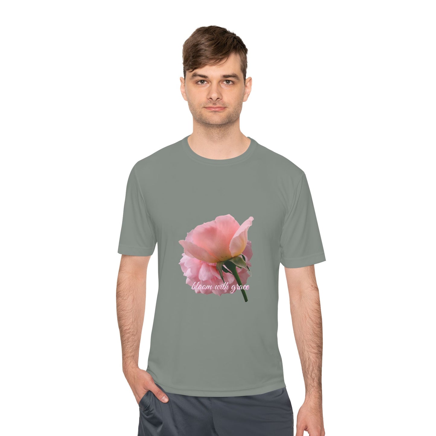 Bloom with Grace-Unisex Floral T-Shirt.