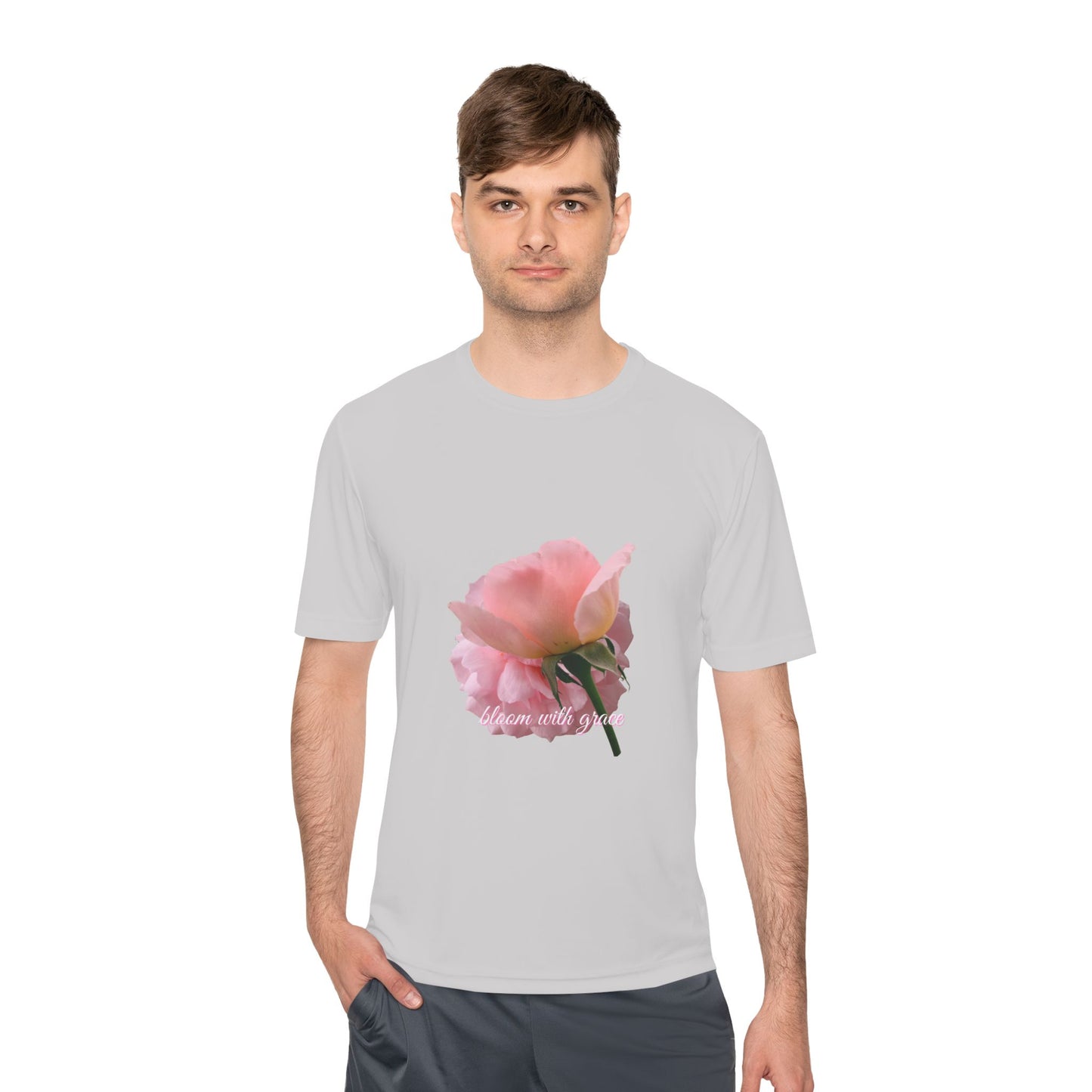 Bloom with Grace-Unisex Floral T-Shirt.
