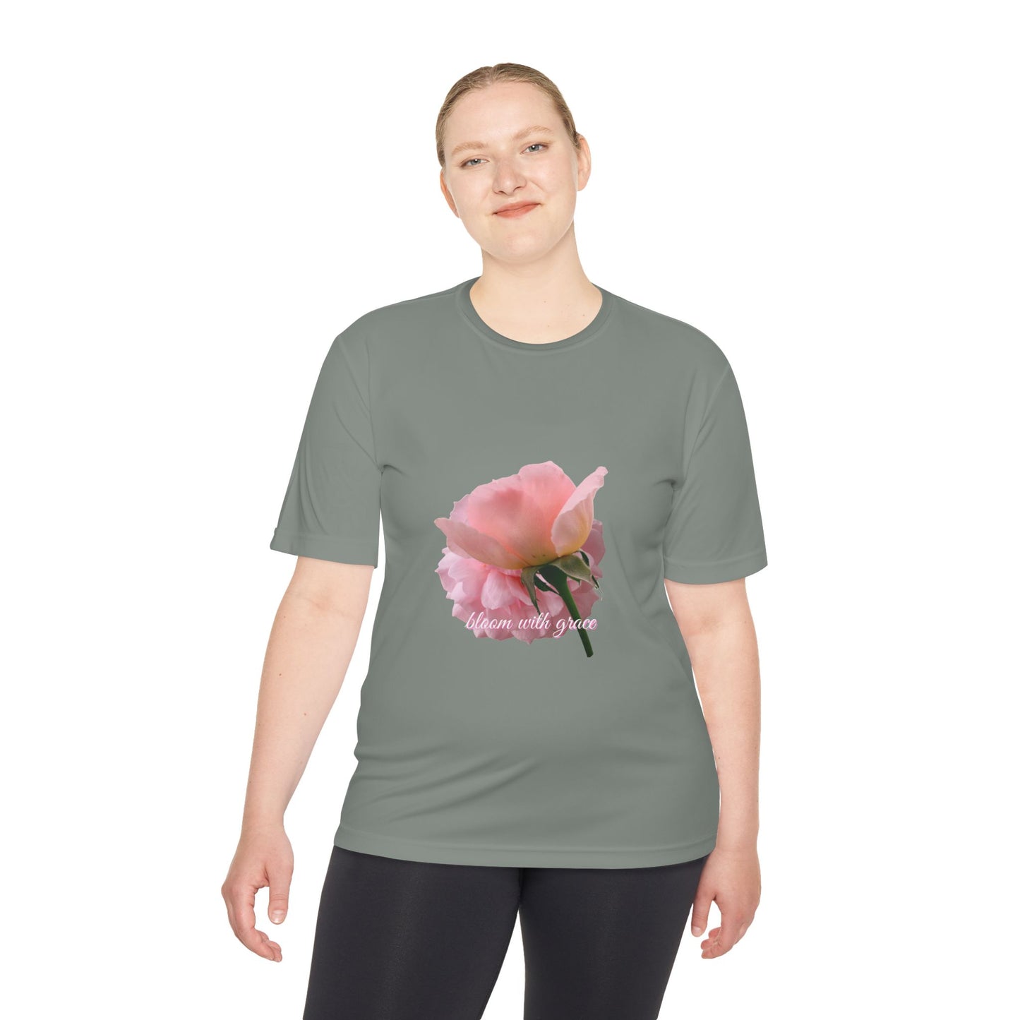 Bloom with Grace-Unisex Floral T-Shirt.
