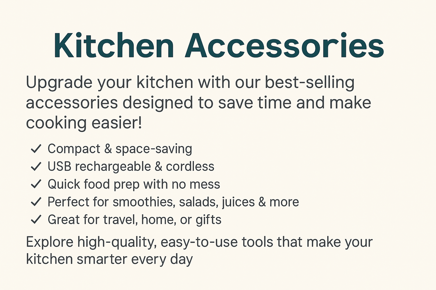Kitchen Accessories