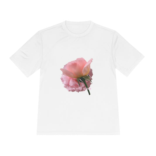 Bloom with Grace-Unisex Floral T-Shirt.