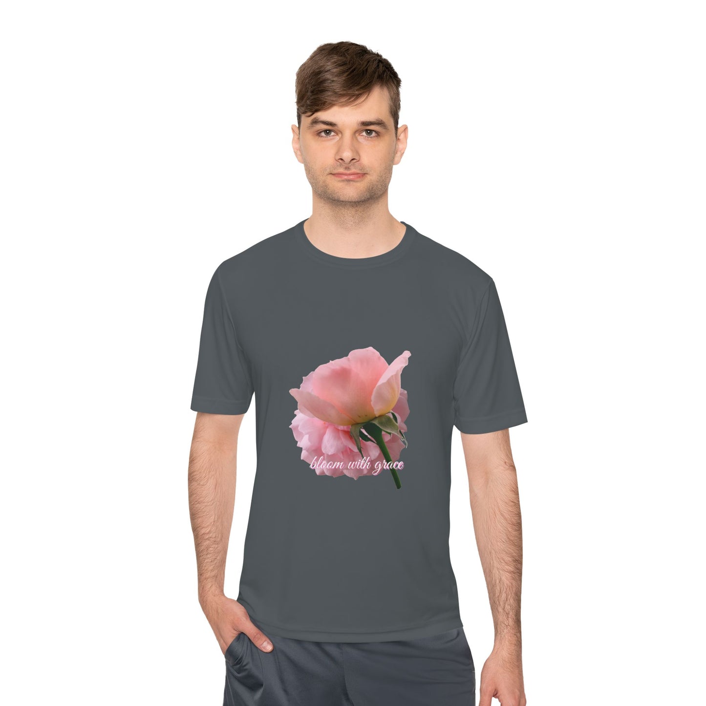 Bloom with Grace-Unisex Floral T-Shirt.