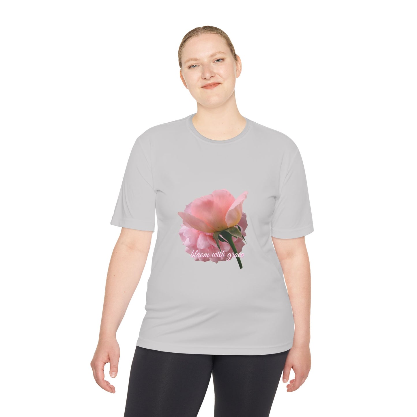Bloom with Grace-Unisex Floral T-Shirt.
